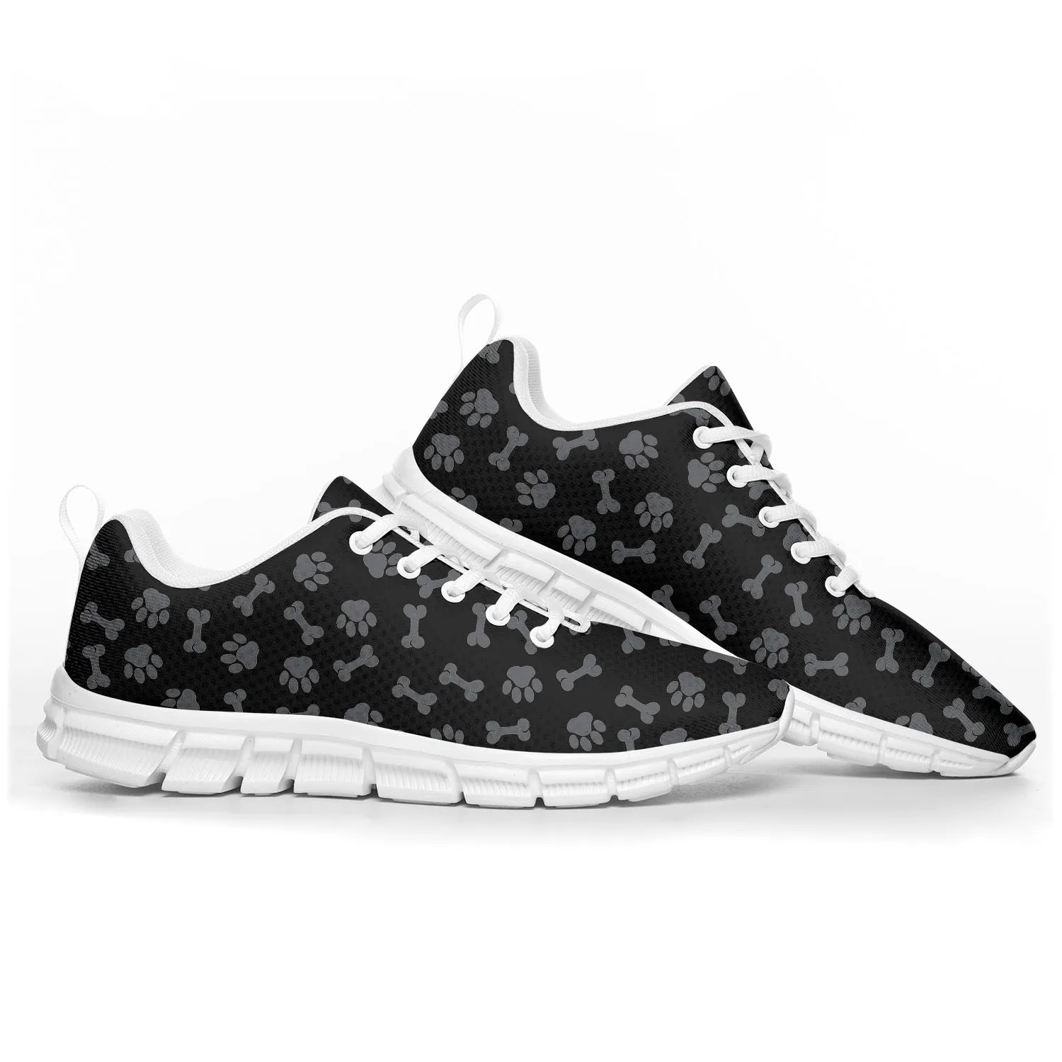 Paw Print Sports Shoes para homens e mulheres, Pet Dog Sneakers, casual, personalizado, de alta qualidade, casal, adolescente, crianças, crianças