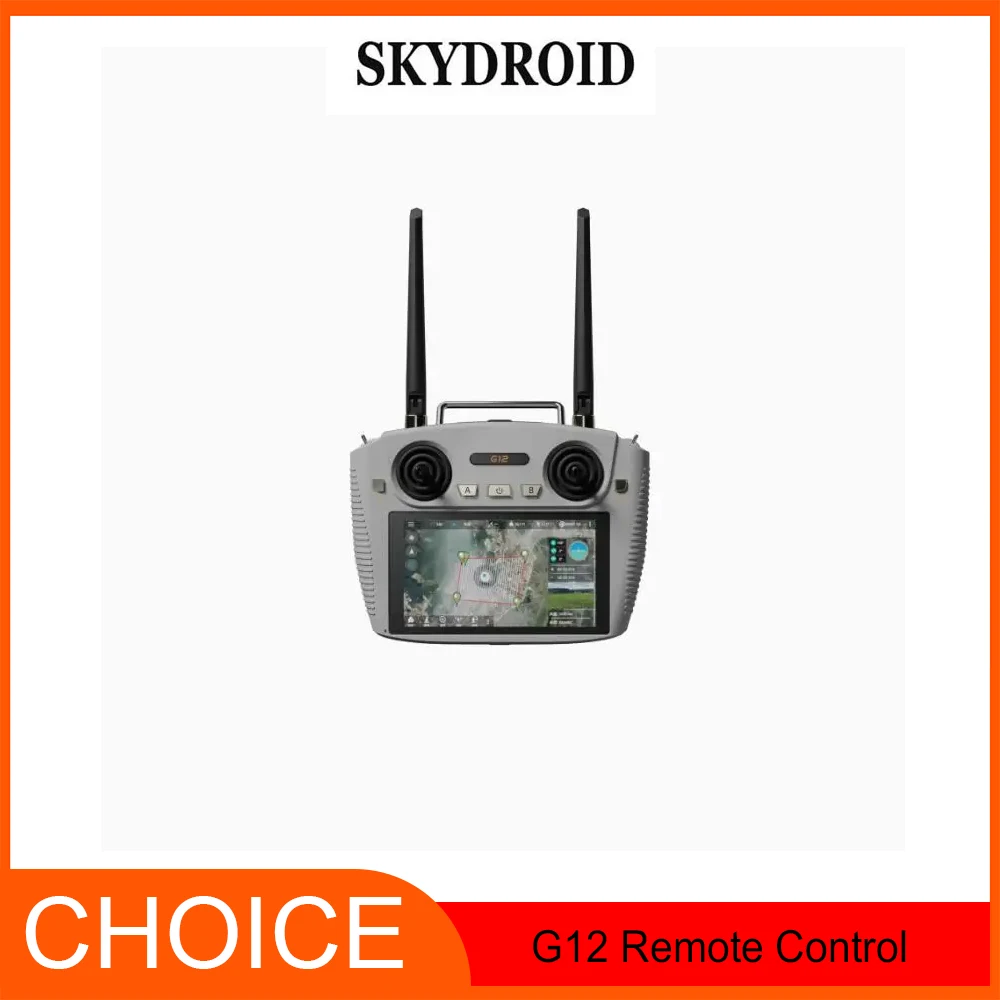 

Пульт дистанционного управления Skydroid G12 — двухдиапазонный экран 2,4/5,8 ГГц, 5,5 дюйма, 1080P HD-экран, передача изображения 20 км