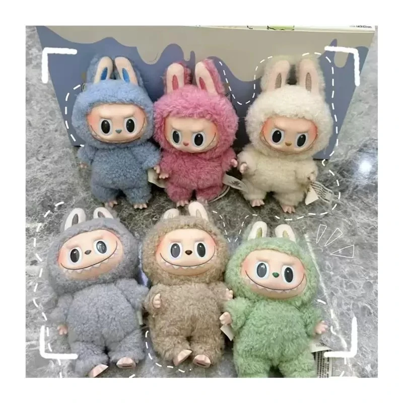 

Labubu The Monsters Heartbeat Macaron Эмаль Лицо Слепая Коробка Фигурка из ПВХ Настольный Орнамент Kawaii Кукла Детский Подарок На День Рождения