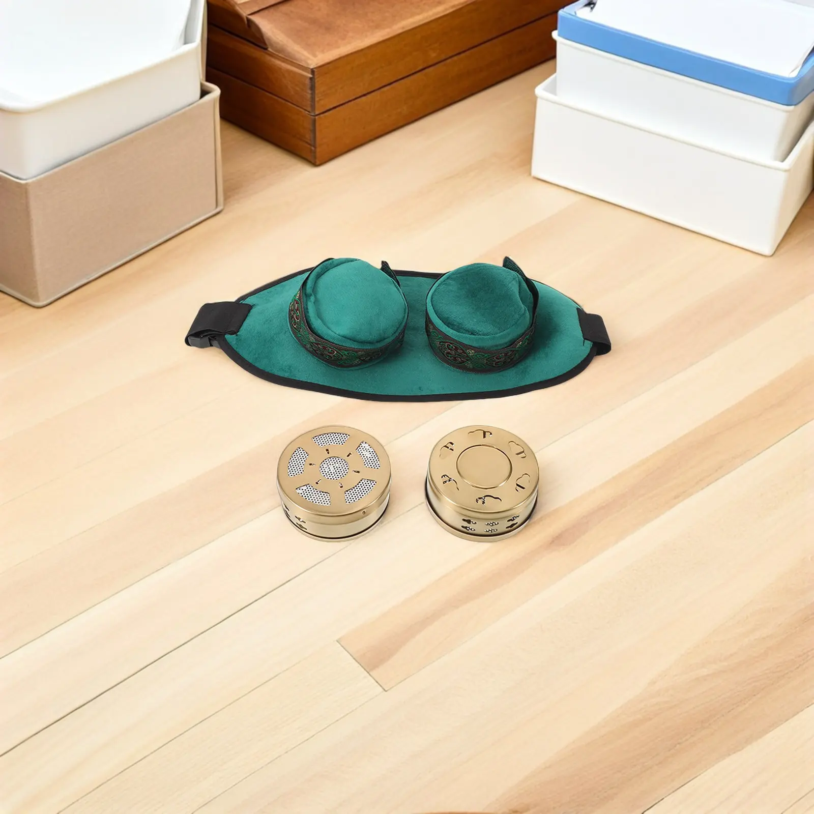 

Набор для моксотерапии: Контейнер для моксы с функцией сохранения тепла, классический инструмент для домашнего использования, для снятия мышечной боли, расслабления и оздоровления