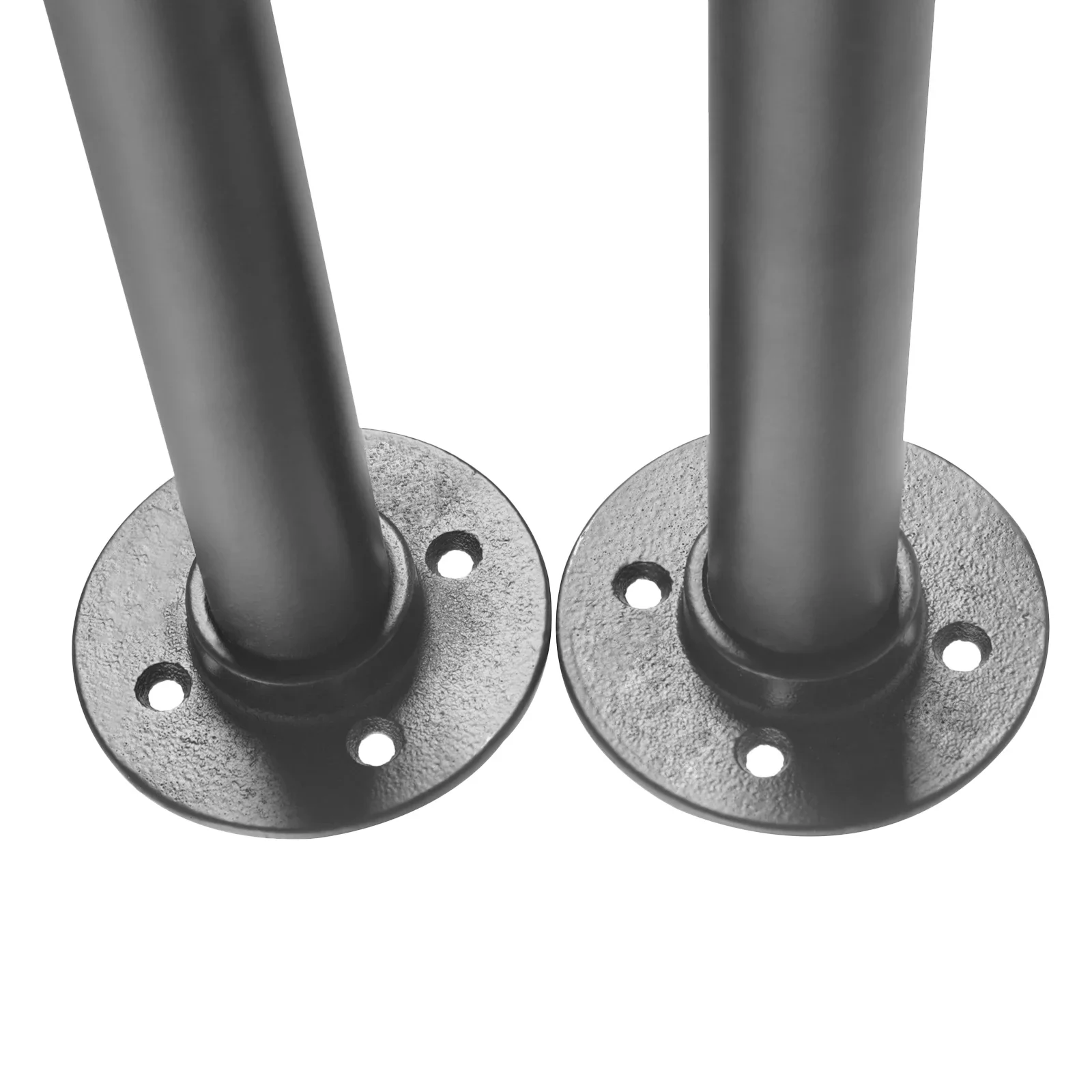 Retro Matte Black Stair Handrail Safety Non-Slip U-Shaped Support Railing 50kg/110.23lbs 20*85cm