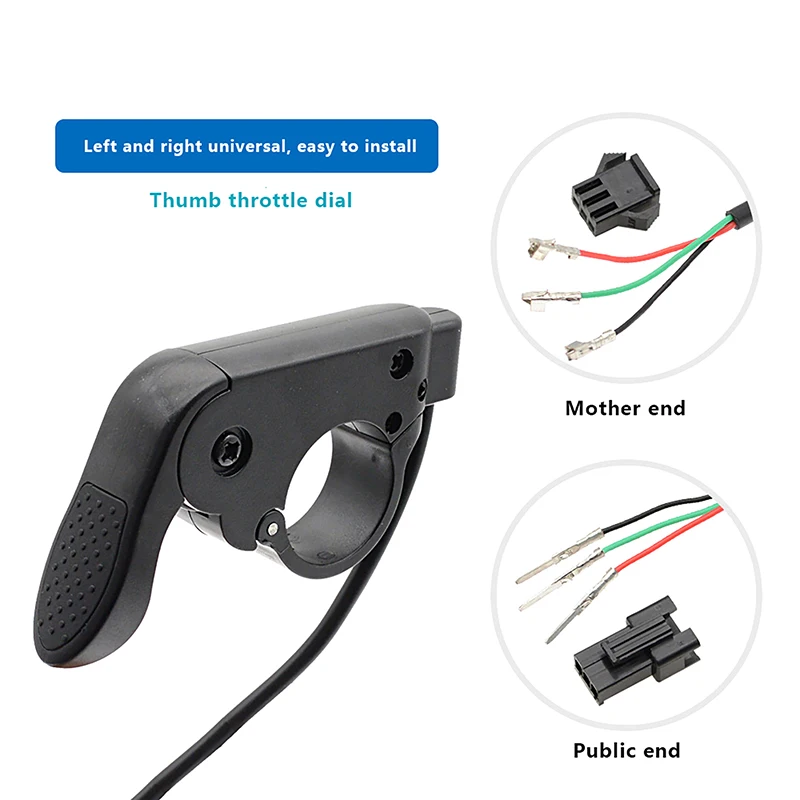 1PC Electric Bike Thumb Throttle Speed Control Quick Release Trigger 140X Electric Bicycle Parts Accessories