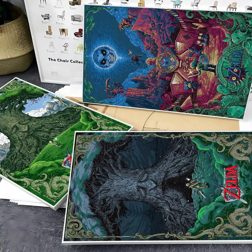 Anime L-Legend Video Game Z-Zeldas Classic Vintage Posters HD Quality Wall Art Retro Posters For Home Room Wall Decor