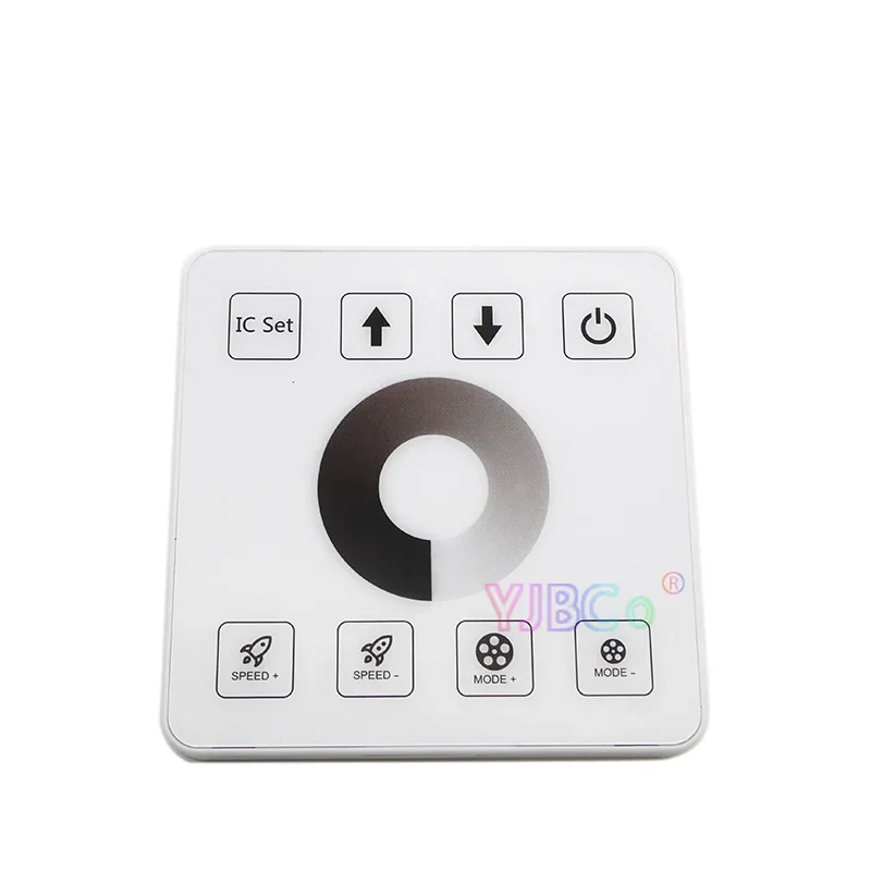 WS2811 Single Color 2048 pixels Panel Remote 12V 24V White/Warm White Running Water Flowing Horse Race LED Strip Dimmer switch