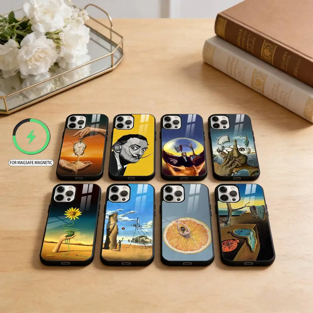 

S-Salvador D-Dali SD P-Painting Phone Case For iPhone17,16,15,14,13,12,11 Plus,Pro Max Magnetic For Magsafe Wireless Charging