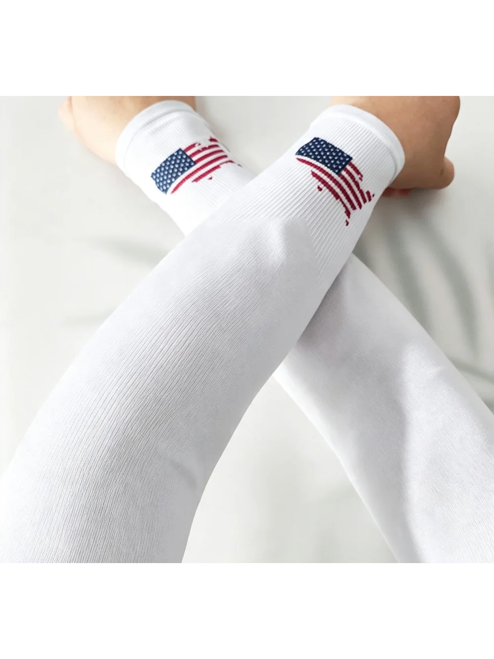 2026 New Retro Summer Vacation Flag Sleeve Set Beach Travel Outdoor Driving Men and Women Trendy Versatile Leisure Niche Y2K ins