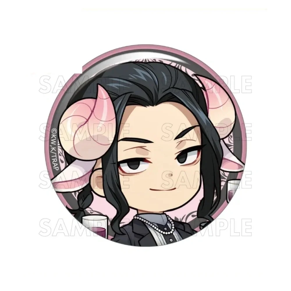 Tokyo Revengers 58mm Badge Demon Butler Ver. Q Version Brooch Pin Rindo Haitani，Ran Haitani Anime Collection Pin Birthday Christ