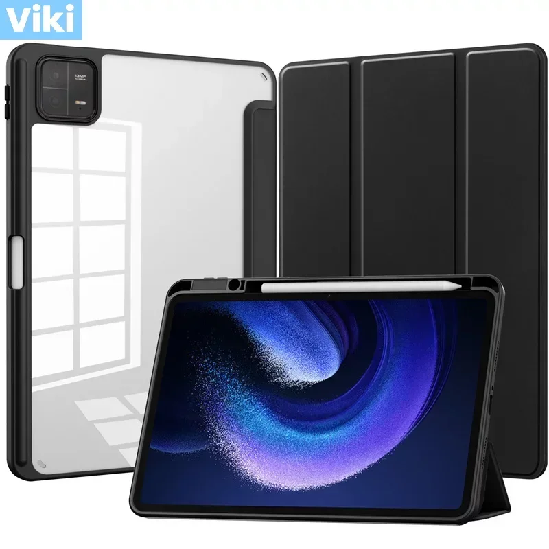 

Для Xiaomi Redmi Pad SE 11 дюймов 2023 10 6 "2022 Чехол с магнитной подставкой для планшета Чехол-подставка для Xiaomi Mi Pad 6 5 Pro 11 дюймов Чехлы-держатели для карандашей