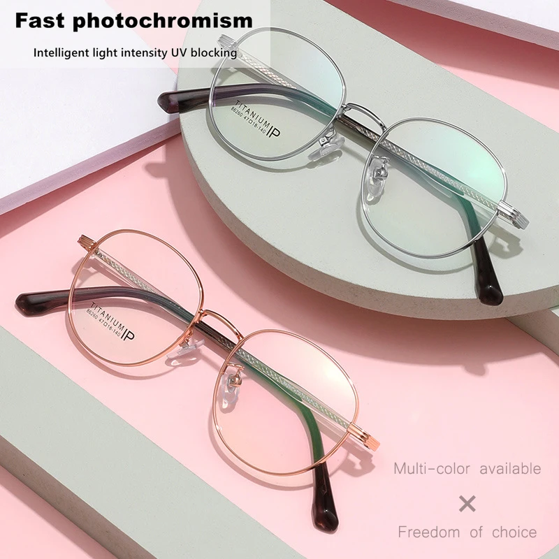 Classic Progressive Multifocal Bifocal Reading Glasses Women Outdoor Gradient Photochromic Presbyopic Sunglasses Men Ultralight