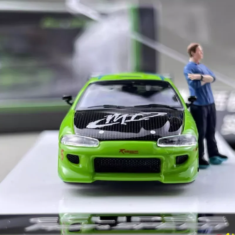Schnelle Geschwindigkeit 1/64 Mitsubishi Eclipse D30 Robocar Legierung Spielzeug Motor Fahrzeug Diecast Metall Modell Geschenke