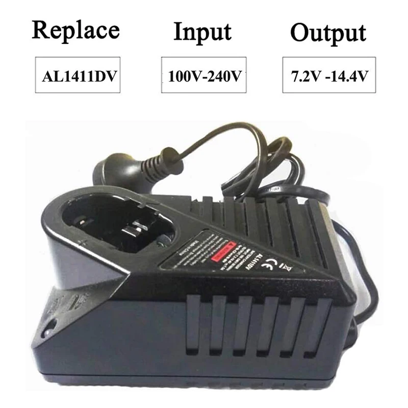 Imagem -03 - Carregador de Substituição Al1411dv para Bosch Furadeira Elétrica 7.2v 9.6v 12v 14.4v 18v Bateria Gsr7.2 Gsr9.6 Gsr12 Gsr14.4