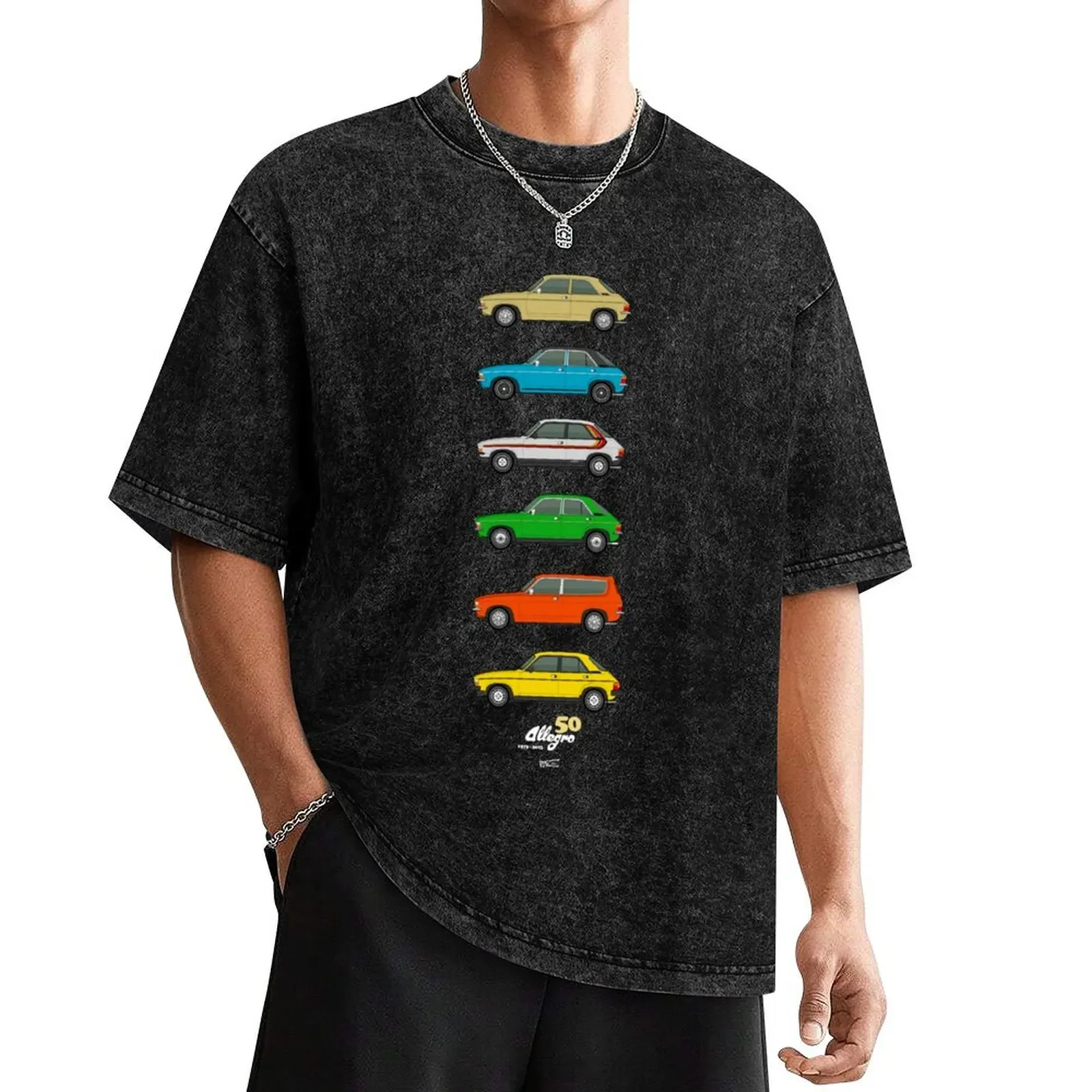 Austin Allegro 50th Classic car collection T-Shirt custom shirt boys animal print designer shirts vintage clothes for men