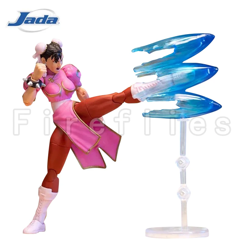 6inches Jada Toys 1/12 Ultra Street Fighter II: The Final Challengers Pink Chun-Li Anime Model For Gift