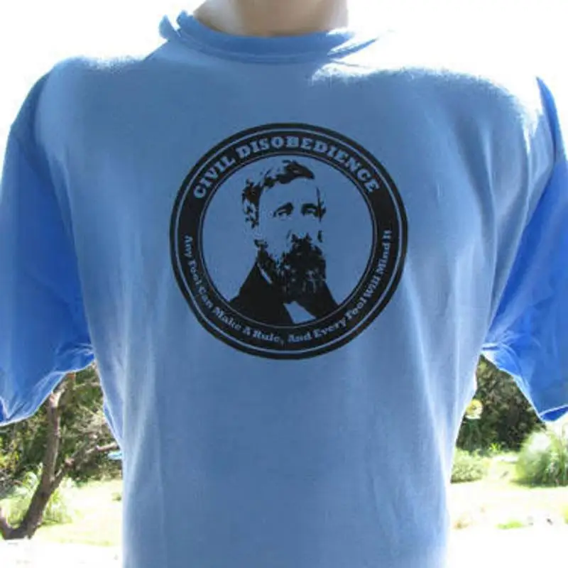 Henry David Thoreau Civil Disobedience T-Shirt