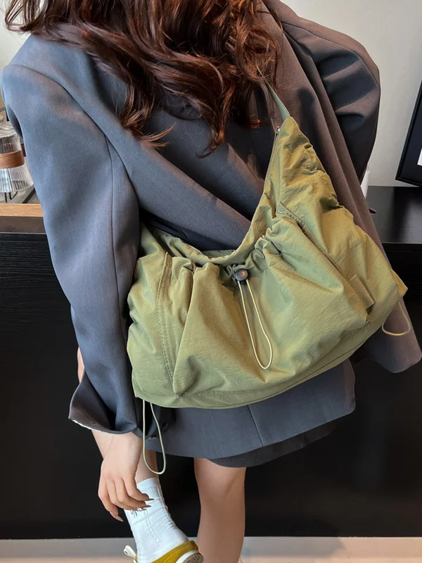 

Новая холщовая большая сумка Cloud Ape Dstring для отдыха и работы, сумка через плечо, женская большая вместительная легкая складная сумка