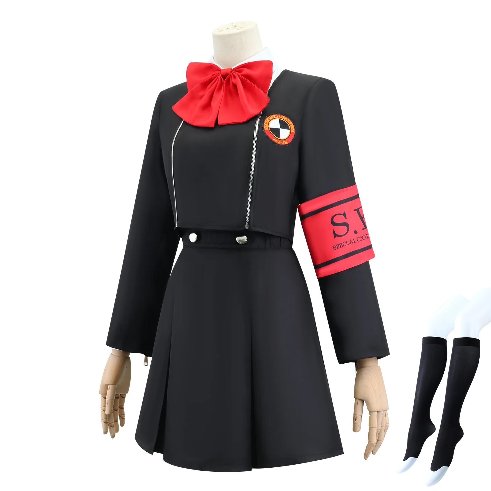 Game Persona 3 Aigis Cosplay Costume Outfit Aegis JK School Uniform Skirt Wig Halloween Carnival Suit