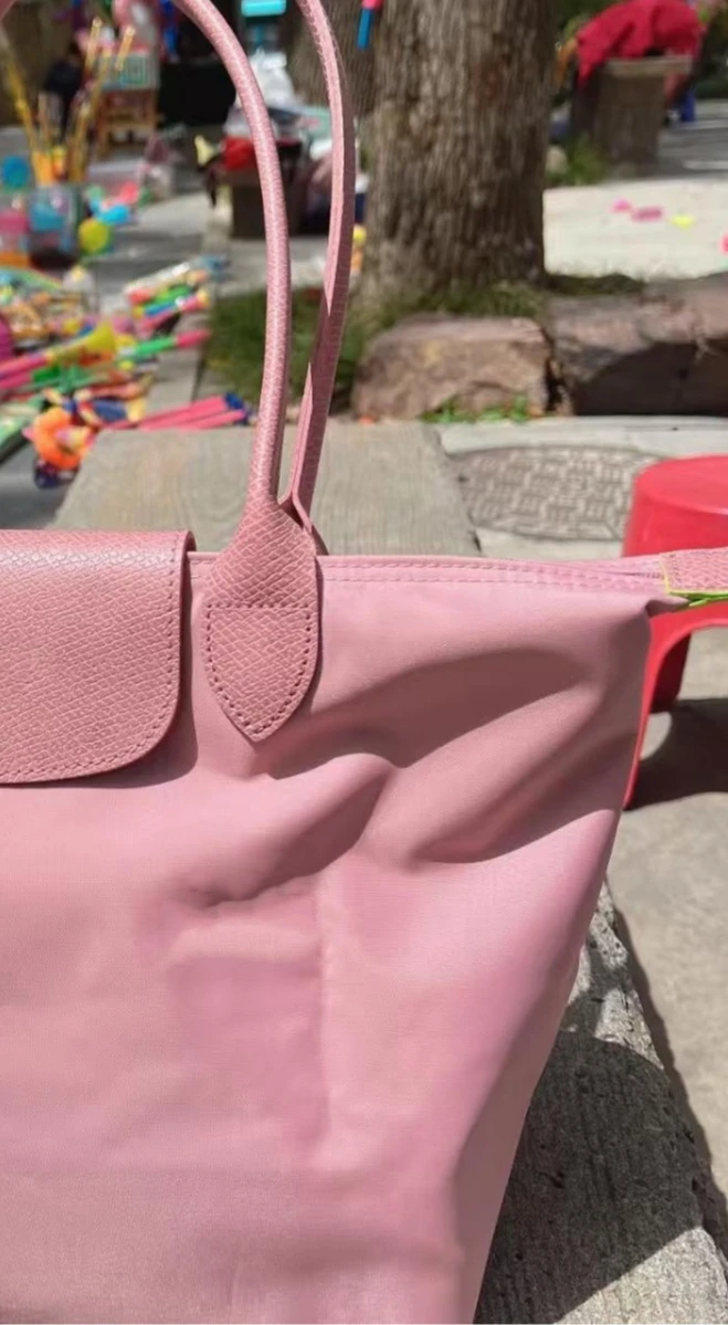2026 Lightweight Foldable Nylon Shoulder Bag Ladies Water Resistant Shopping Tote Bag Large Handbag for Travel Daily Office image 3