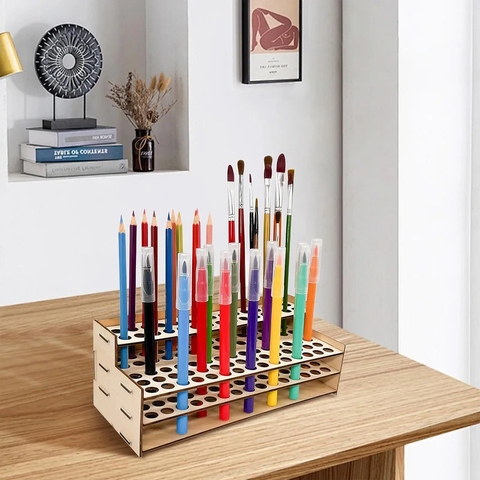 Pinselhalter, Farbstifthalter für Modell, Malerei, Stift, Büro, Tischplatte