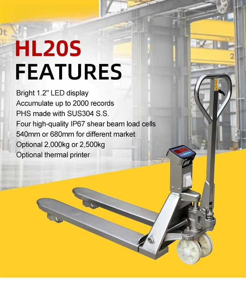 HL20S Transpalettenwagen aus Edelstahl