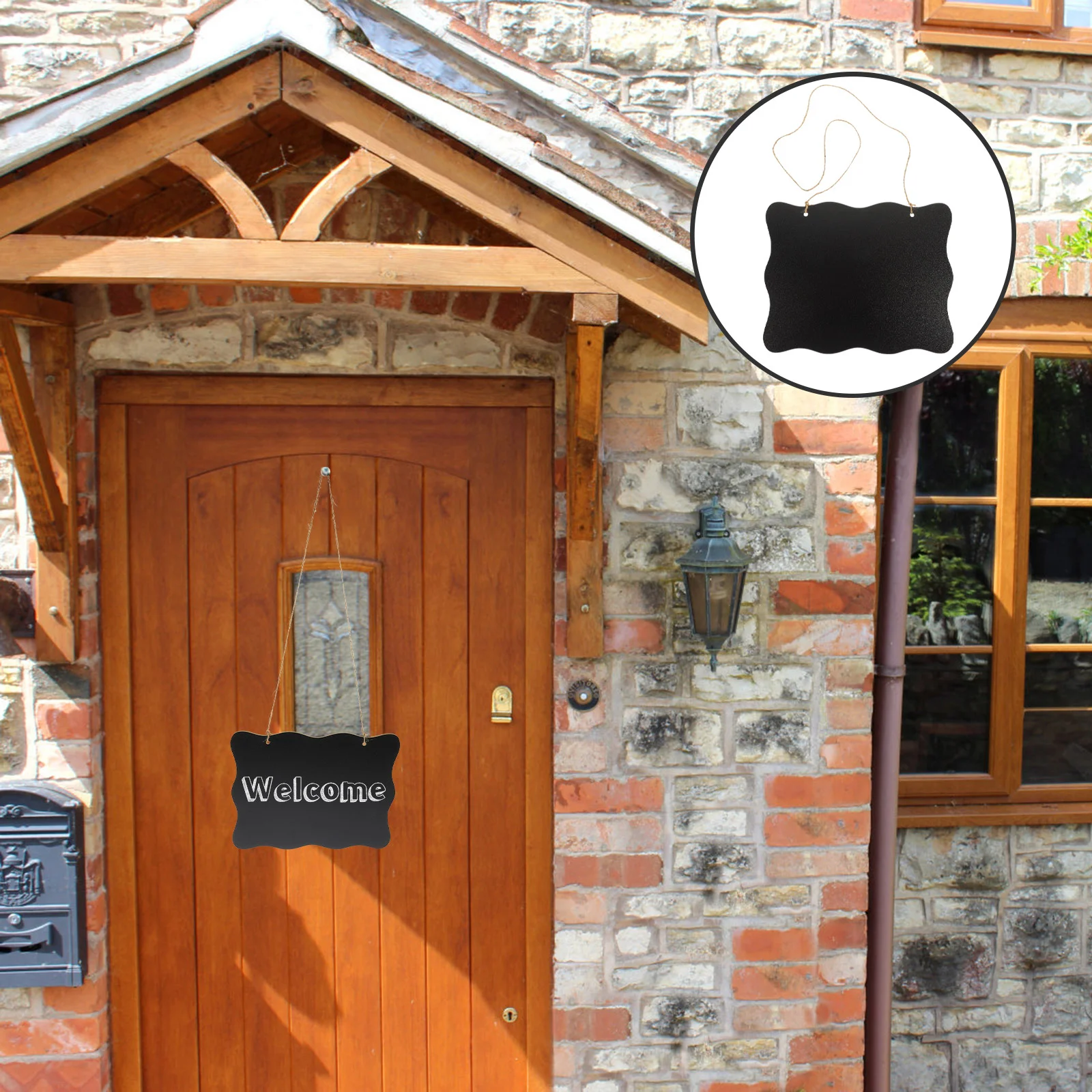 Message Board Signs Erasable Hanging Blackboard Wall-mounted Memo Density Chalkboard Home Decoration Office