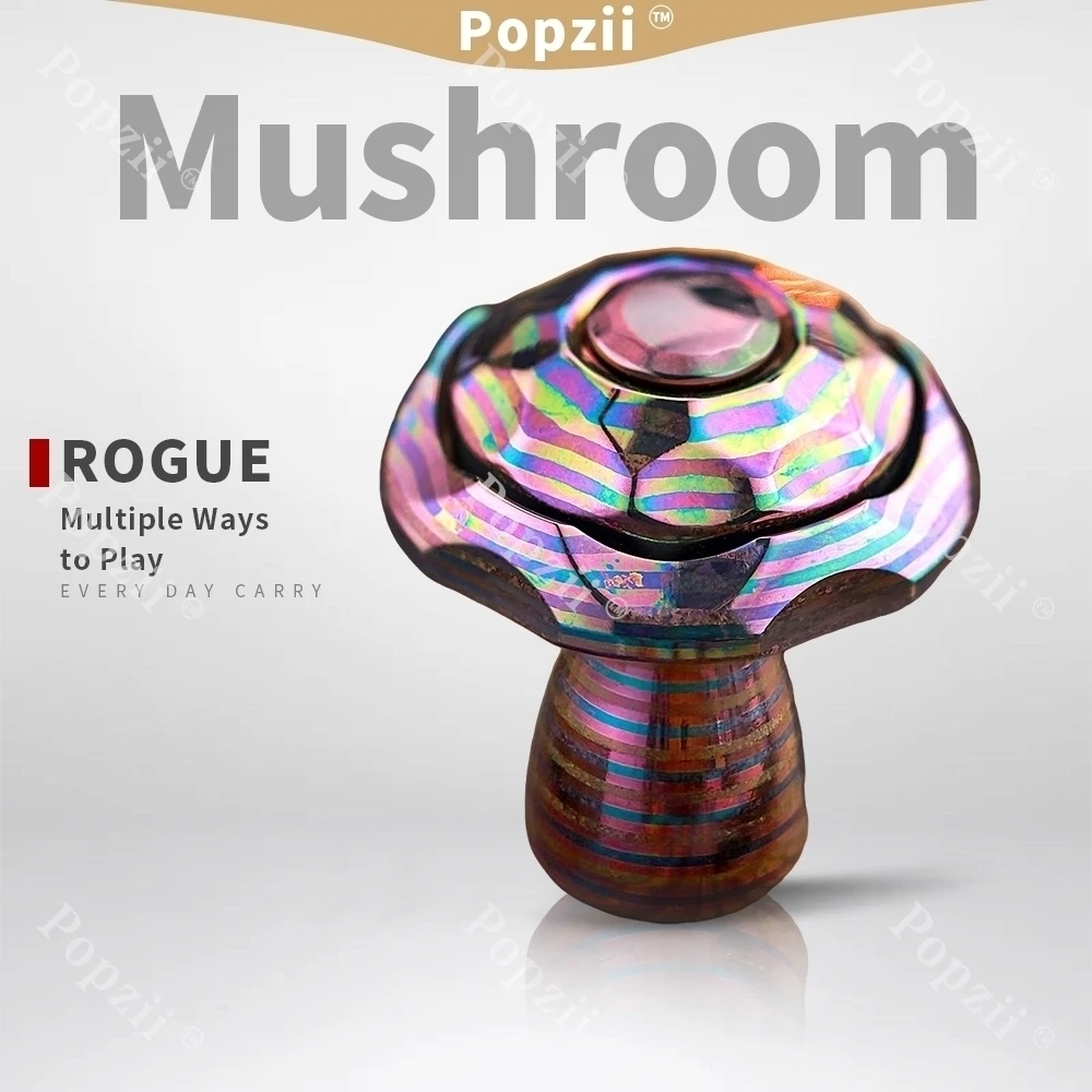 ROGUE Mushroom EDC DingDing Fidget Spinner Fingertip Gyro Fidgeting toy Cool Gadget Table Ornament Anxiety Toys
