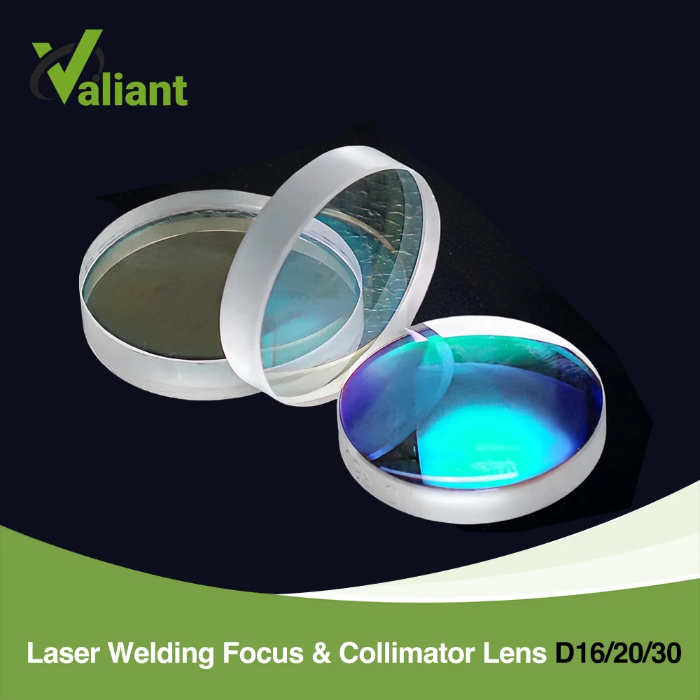 Laser Welding Focusing Collimator Lens Dia 16/20/30 F50/60/100/120/150mm for CQWY WSX Raytools SUP20S Handheld Laser Welding