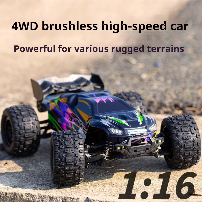 1:16 4wd Brushless High Speed Rc Car Monster Truck Desert Off-Road Drift Racing Remote Control Vehicle