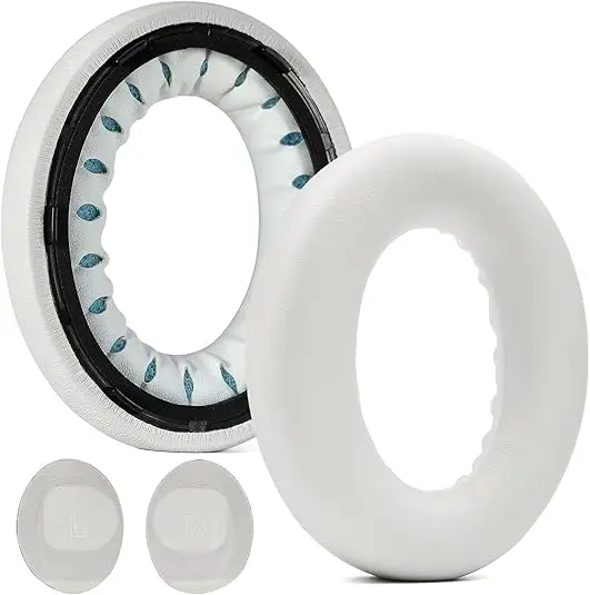 QC Ultra - Almohadillas de repuesto compatibles con auriculares Bose QuietComfort Ultra inalámbricos con cancelación de ruido, ruido de alta densidad