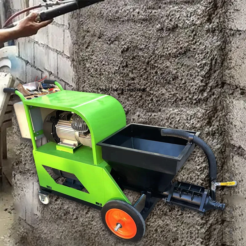Cement Wall Plastering Machine Plaster Mortar Wall Paint Putty Plaster Sprayer Machine Mortar Spraying Machine