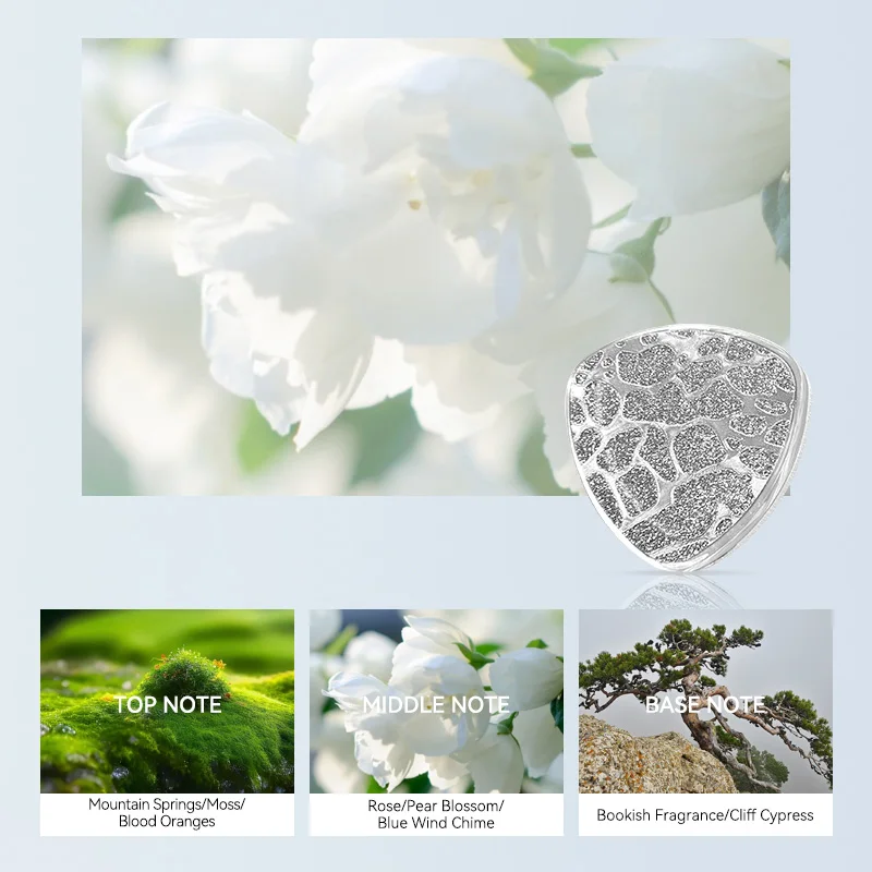 Nicor ​​Luxurious Nawilżający stały balsam perfumowany dla kobiet - długotrwały delikatny zapach, przenośny i łatwy w aplikacji