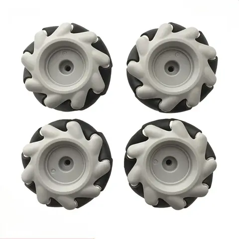 20Kg Belasting 4 Stuks Omni Wiel 65Mm Mecanum Wiel 4/5/6Mm Koppeling Agv Wiel Voor Arduino Raspberry Pi Robot Auto Diy Deel Ros Platform