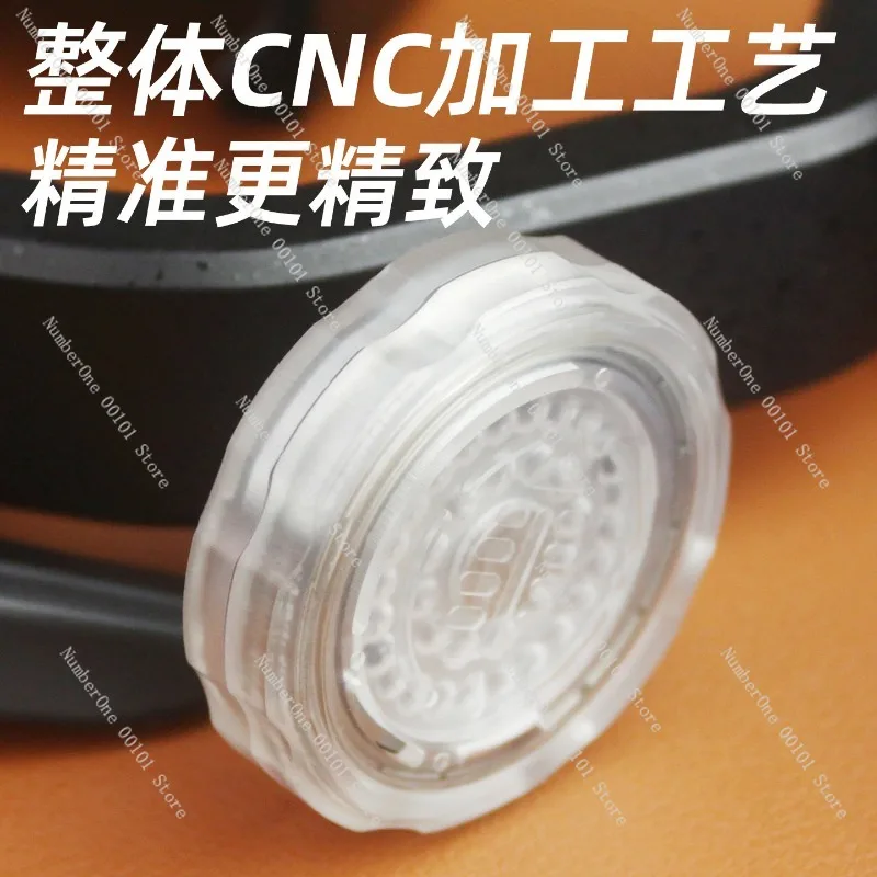 Creative Fidget Spinner Coin Push Toy Mechanical Clicker Slap Coin Rotating Desk Stress Relief Gadget Trendy EDC Plaything