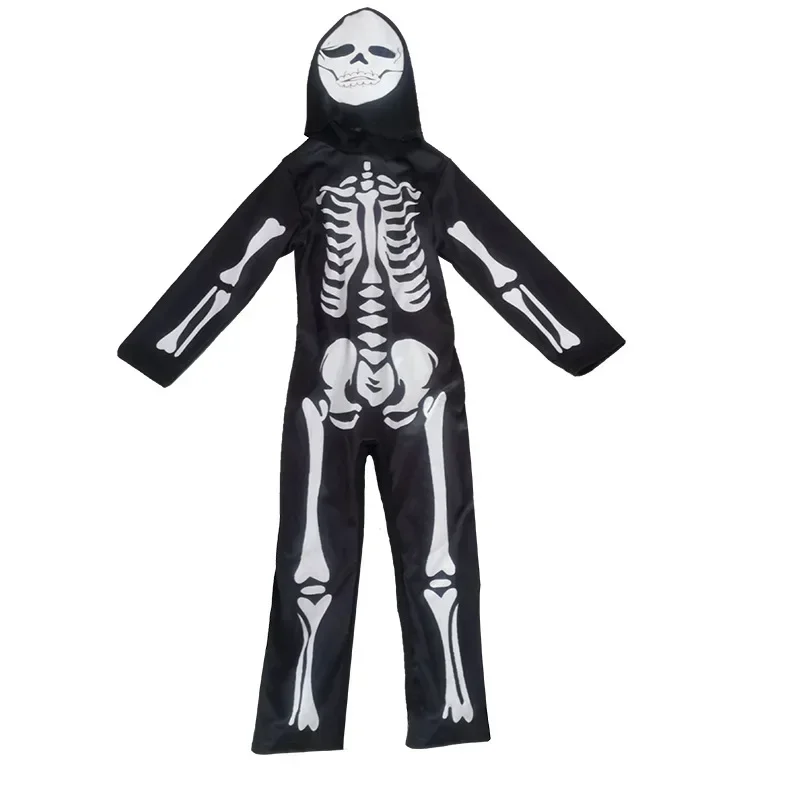 SN55Halloween الأطفال الهيكل العظمي زي الهيكل العظمي شبح تأثيري حلي لعب الأدوار موضوع الرعب حفلة الرقص شبح زي @ 54WE