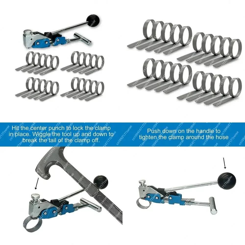 T30069 Center Punch Tool Wide Center Punch Clamps Hand Tool To Be Used With 5/8