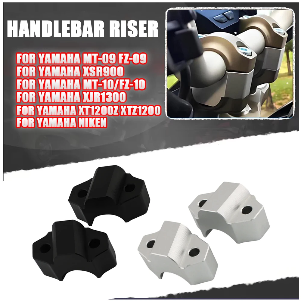 

Handlebar Riser Bar Mount Handle Clamp Bracker Adapter For YamahaMT-09 FZ-09 MT-10 FZ-10 XSR900 Niken XJR1300 XT1200Z XTZ1200