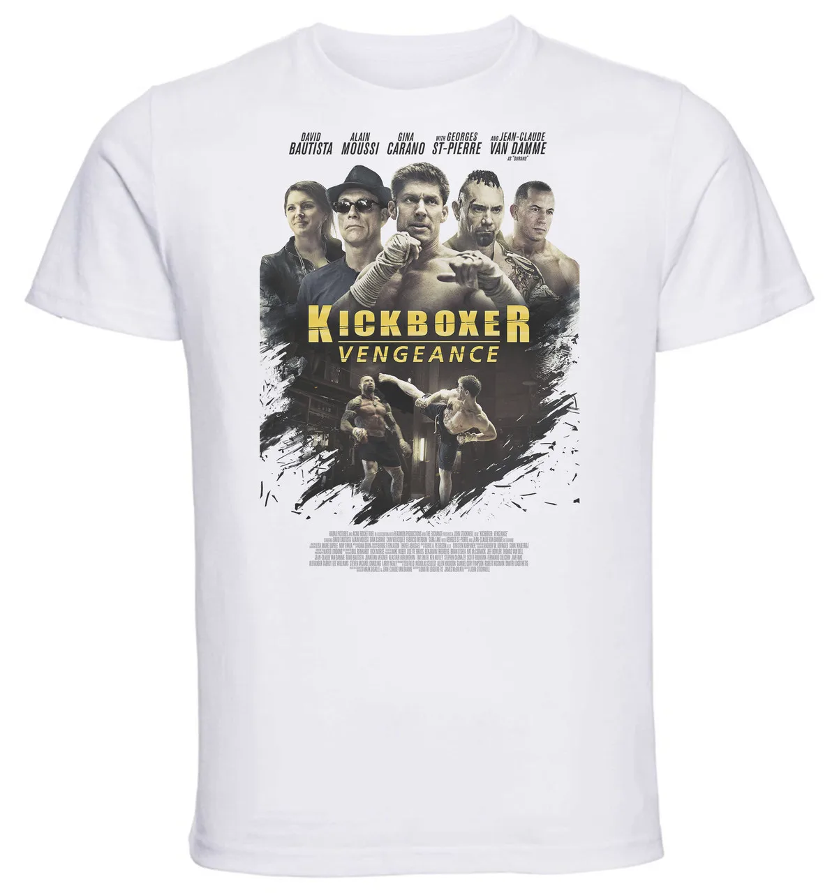 

Белая футболка унисекс Kickboxer Vengeance