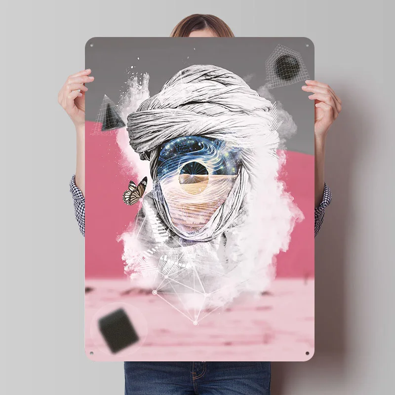 Observer Effect Metal Poster Custom Wall Art Retro Vintage Tinplate Signs for Man Cave Decoration Bedroom Home Decor Accessories