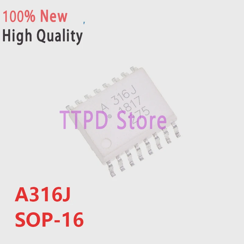 New Original HCPL-316J A316J SOP-16 IGBT Drives Optocoupler High Quality