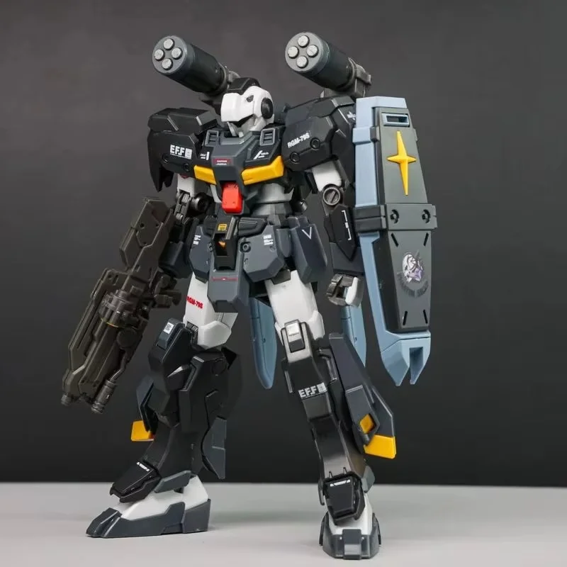 Hg 1/144 Em Estoque Kit de Montagem Zhanmo G-Line Black Standard Armor Rx-81st Figura de Ação Robô para Colecionadores Presente de Plástico
