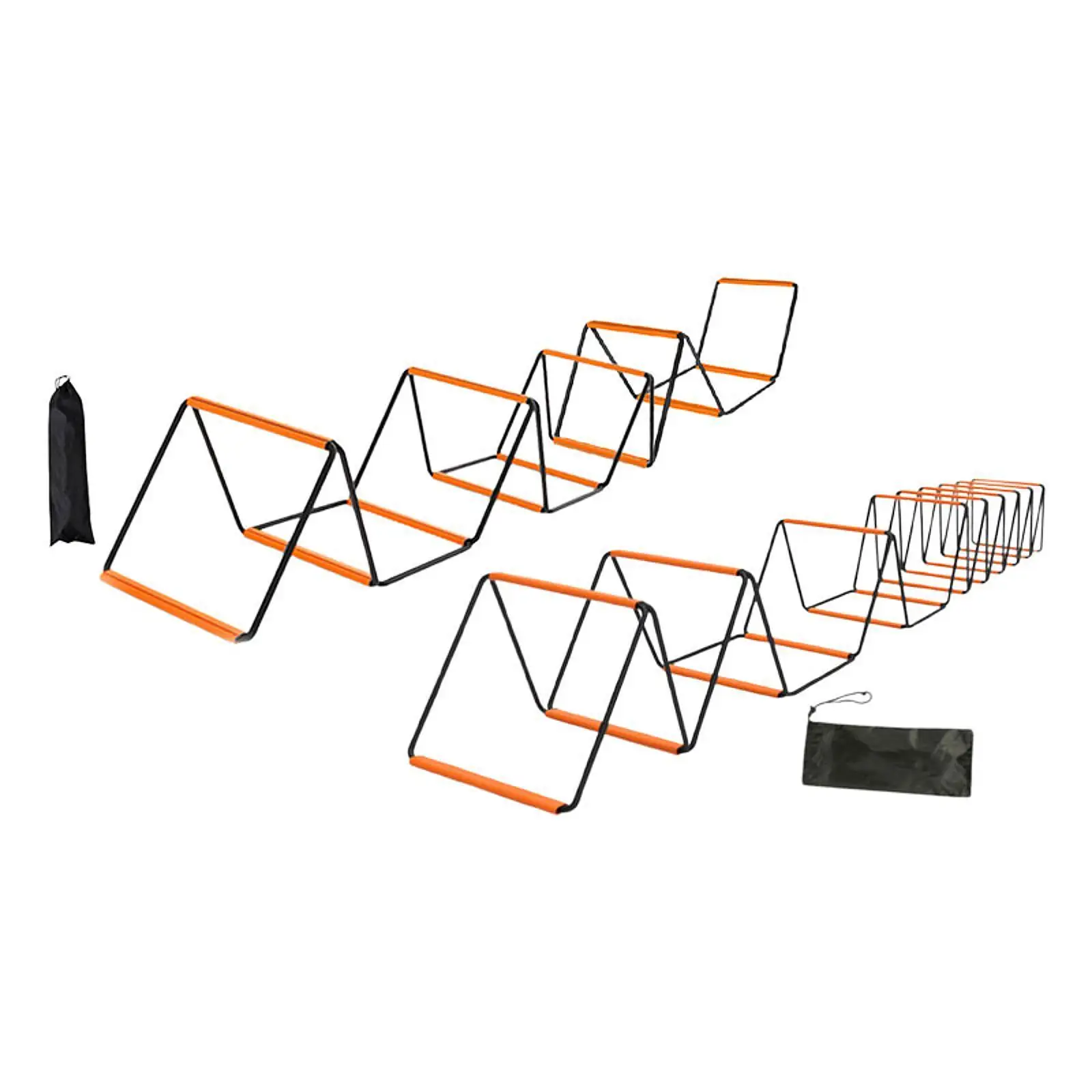 ポータブル多機能敏捷性はしご,フットワーク,フットエクササイズ,ホームジム,折りたたみ式トレーニング,サッカースピード