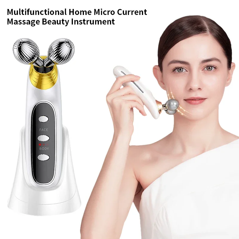 

Electric Micro-Current V Face Massager EMS Firming Micro Current Decree Wrinkle Skin Rejuvenation Beauty Instrument Skin Care