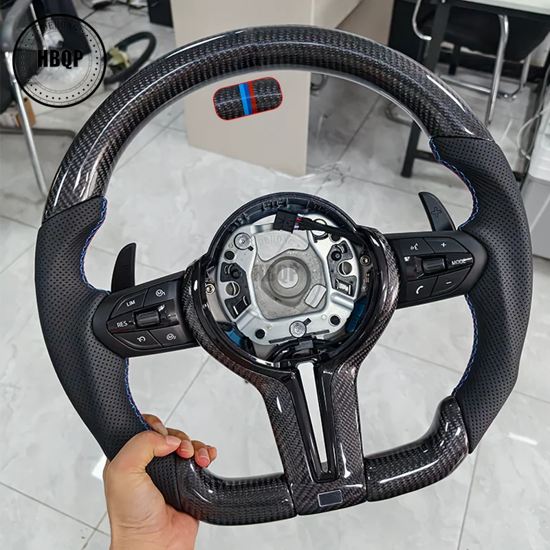 Original-Lenkrad aus Kohlefaser-Material mit Schaltwippen, passend für BMW F10 F11 F20 F21 F22 F30 F31 F32 M3 M4