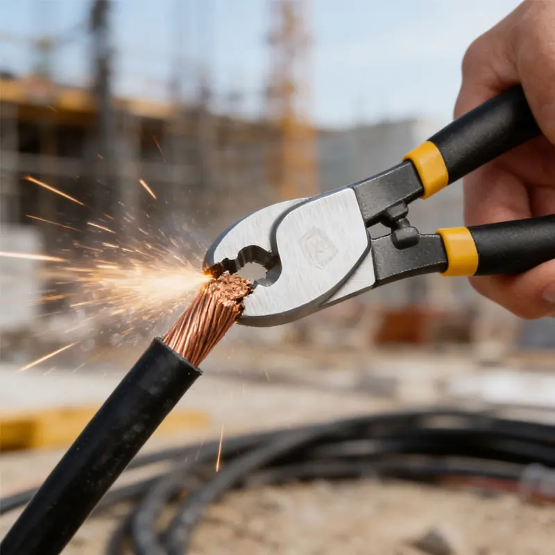 Multi-function Wire Cable Cutter and Wire Stripper Pliers Electrician Scissors Twisting Crescent Wire Cutter Cable Cutting Tool