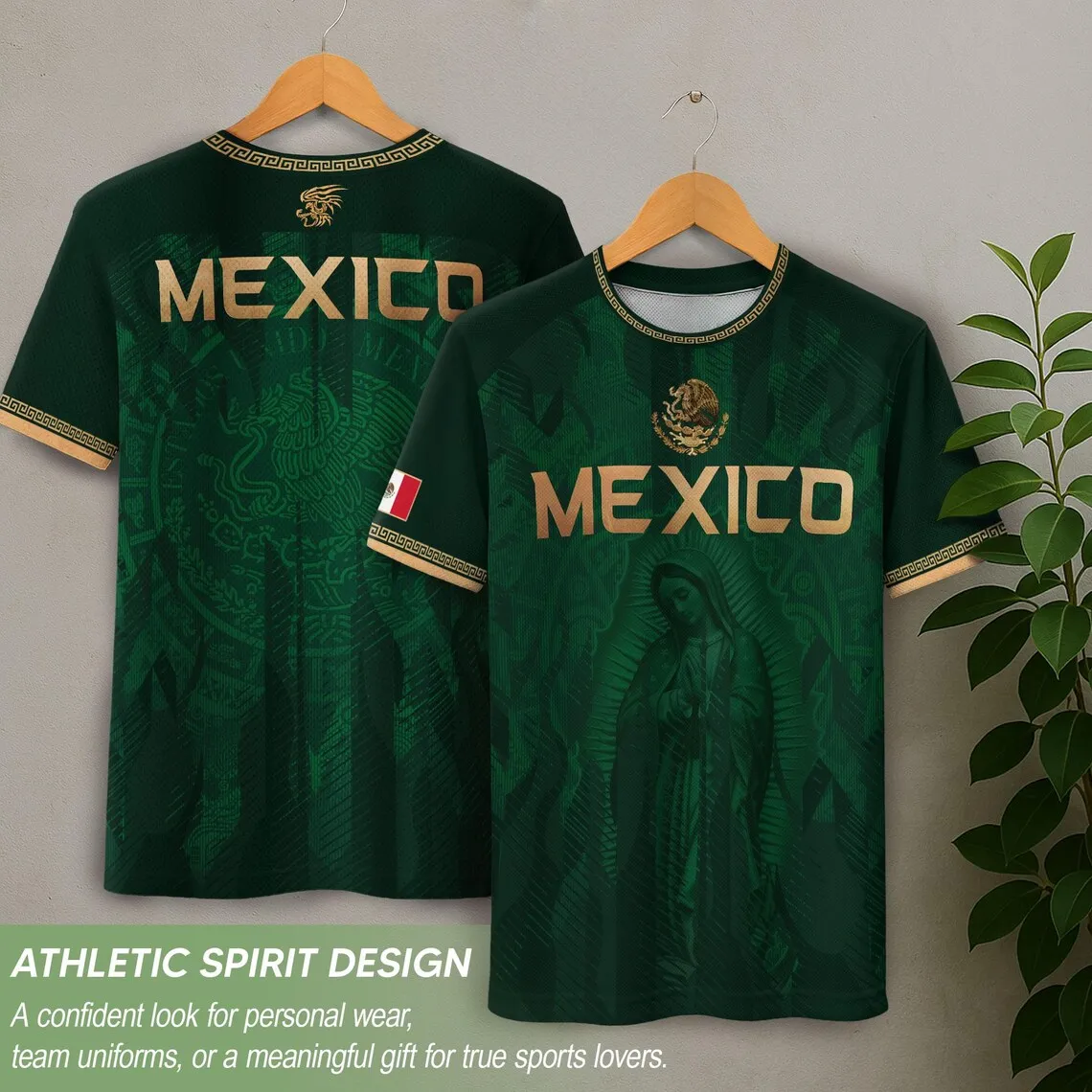 Nouveau T-shirt à manches courtes unisexe 2026 avec imprimé drapeau national du Nouveau-Mexique, maillot de football d'extérieur, hauts décontractés sportifs à impression 3D