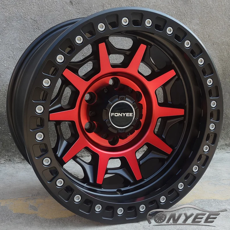 F2005 Fonyee wheels for auto popular pattern off-road mags latest modified design alloy wheels high quality car rims in stock