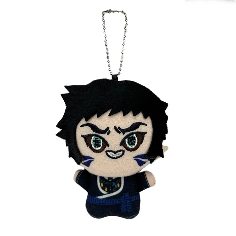 10cm Japanese Anime Demon Slayer Peripheral Nunu Version Plush Pendant Doll Doll Cartoon Keychain Boy Birthday Gift