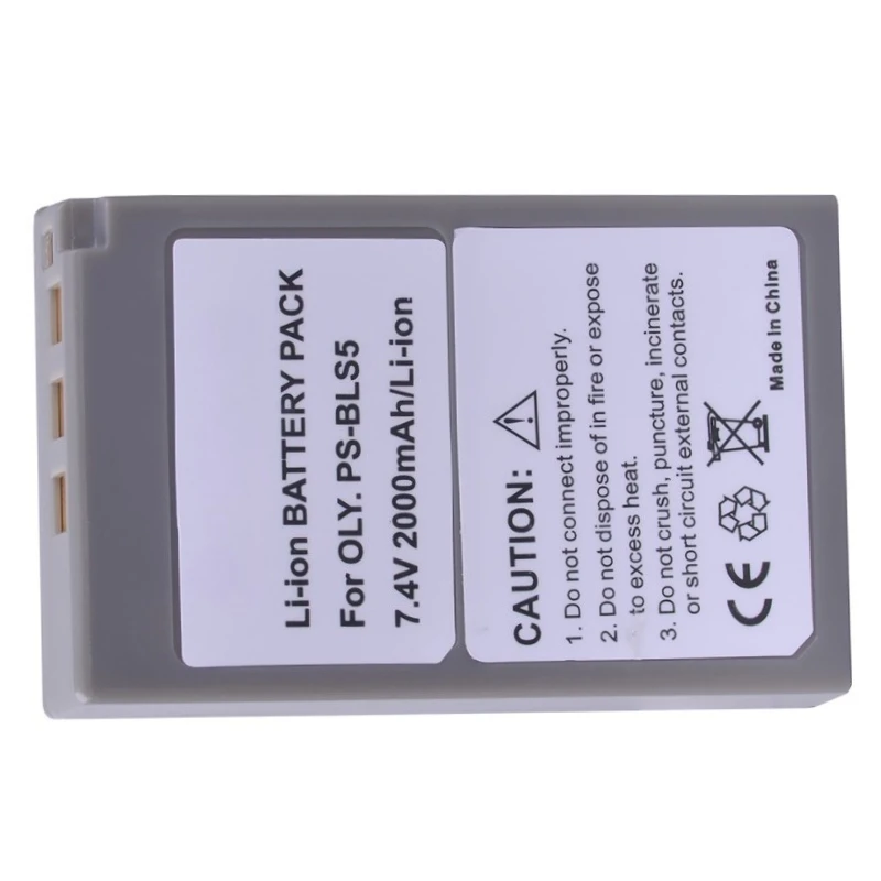 لأوليمبوس PS-BLS5 BLS-1 PS-BLS1 E-PL1 E-PL3 E-PM1 OM-D E-M10 مارك II III IIIs IV 2000mAh BLS-5 BLS-50 بطارية ليثيوم أيون 2 قطعة