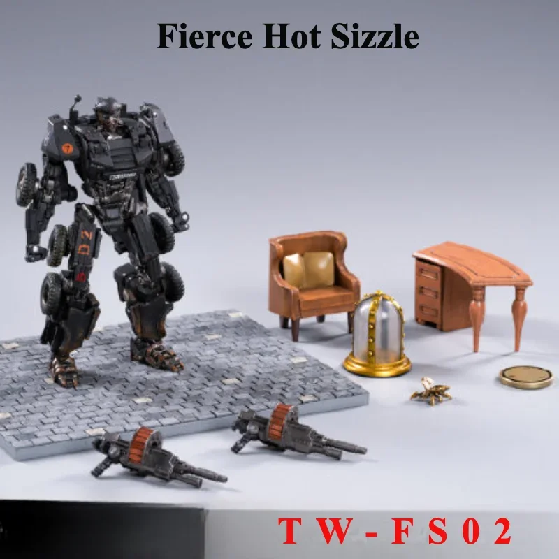 In Stock Big Discount Transformation Toyworld TW-FS02 TW FS02 Fierce Hot Sizzle G1 13CM Action Figure Toy Collectible Gift