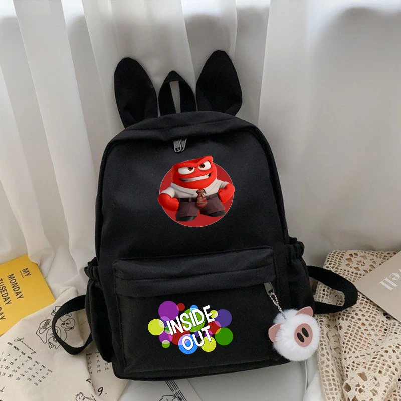 Disney Inside Out zaino per bambini bambini zaini scuola Kawaii Anime Joy Angry zaino Cartoon School Bags regalo di compleanno