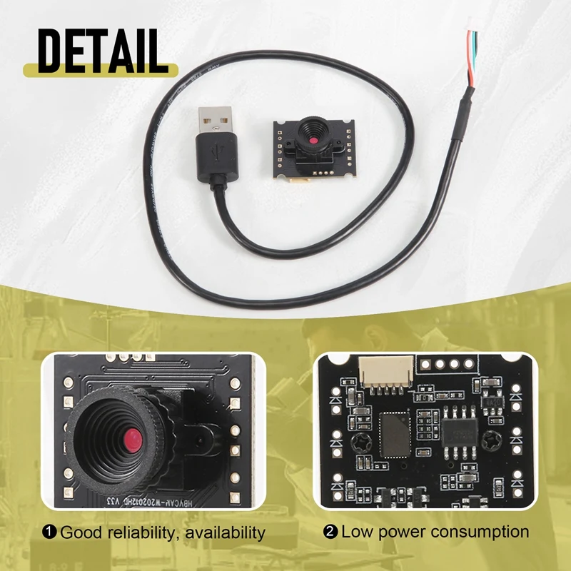 USB Camera Module OV9726 CMOS 1MP 50 Degree Lens USB IP Camera Module For Window Android And Linux System